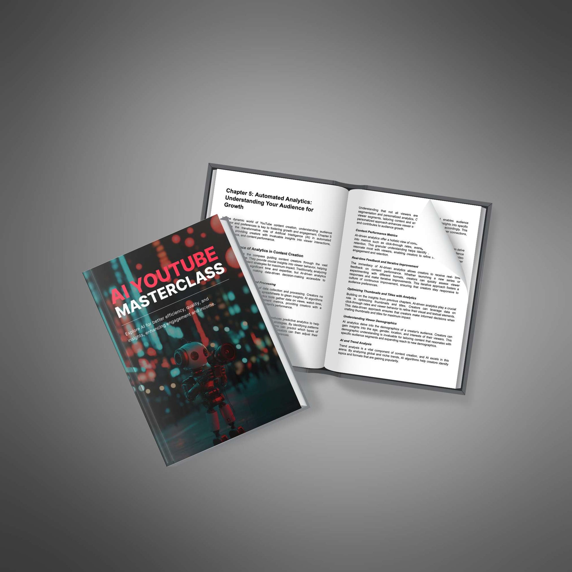 AI YouTube Masterclass (eBook en anglais) - Adexo